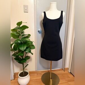 Babaton Figure-Knit Tank Dress